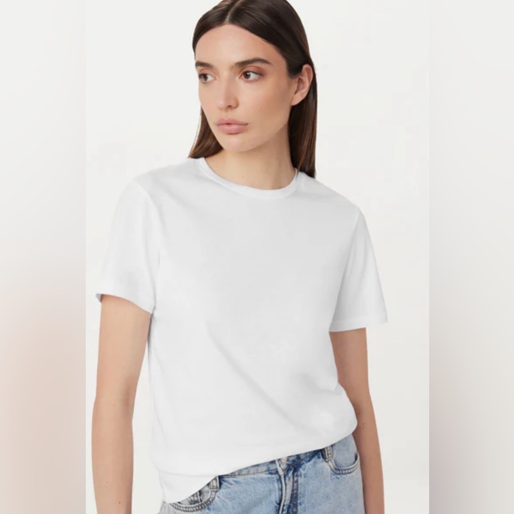 Frank & Oak White Basic Tee - like new